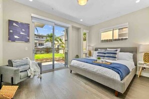 4 bedrooms, iron/ironing board, travel cot, WiFi