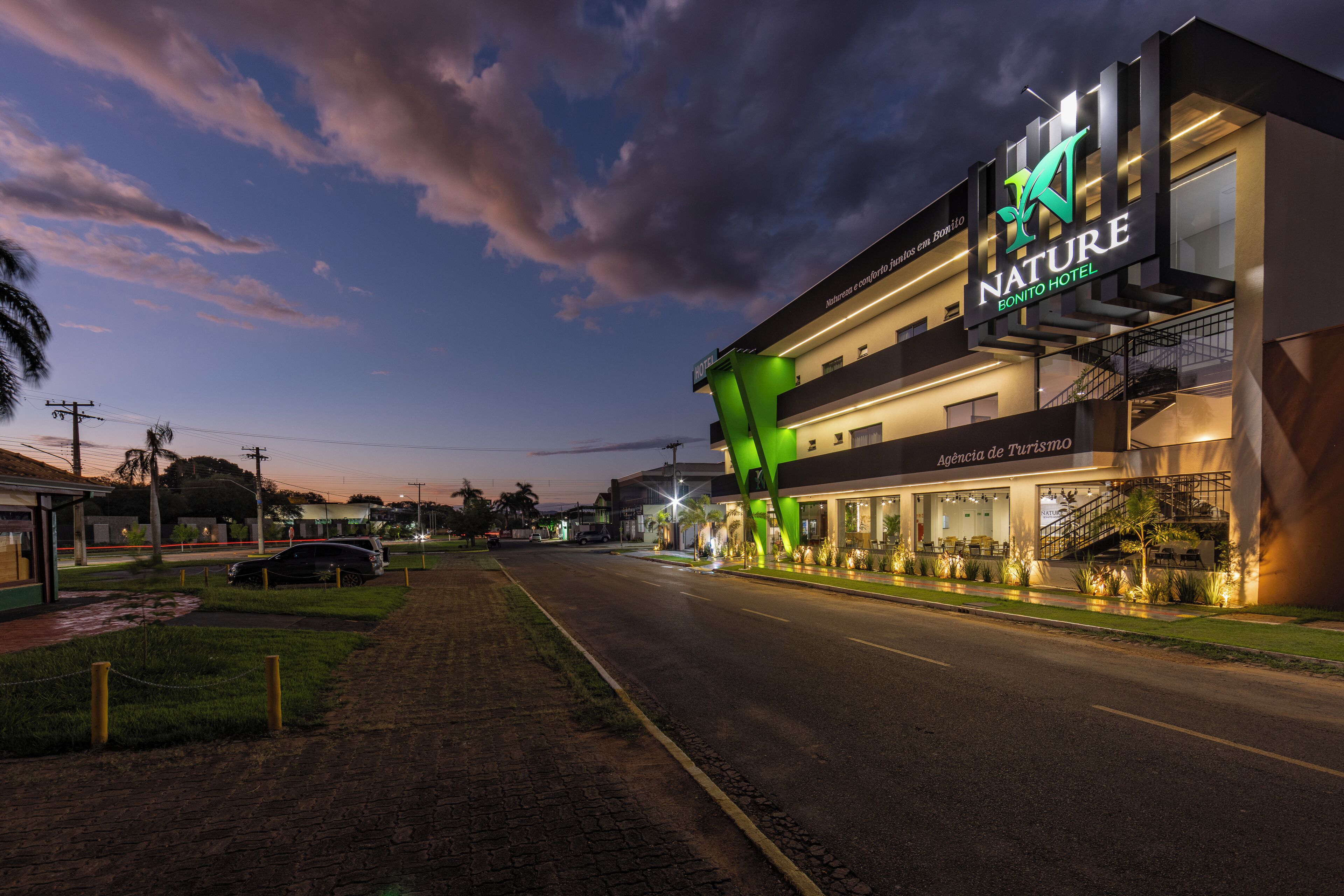 Majoituspaikan julkisivu