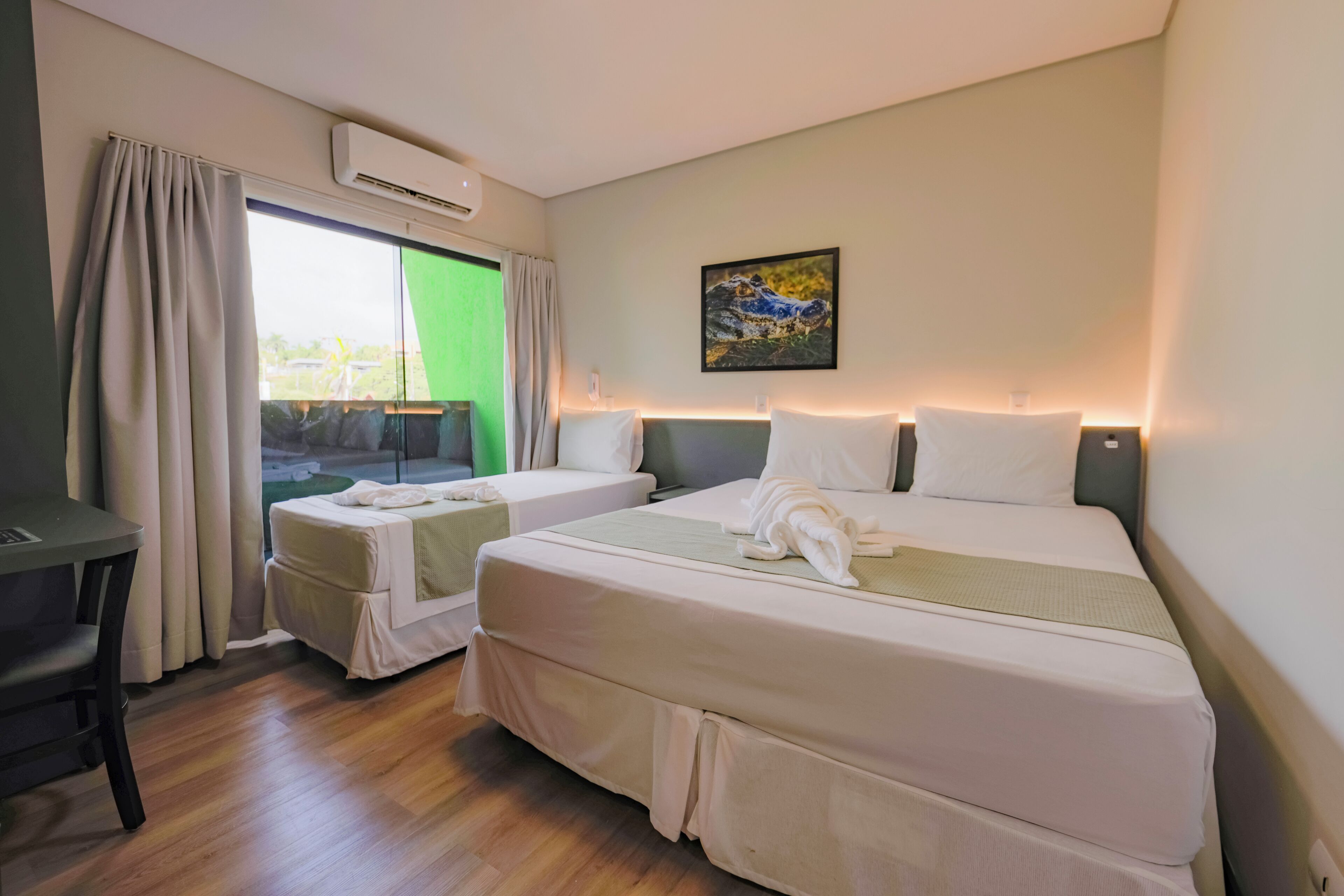 Executive-Dreibettzimmer, Balkon, Stadtblick | Balkon