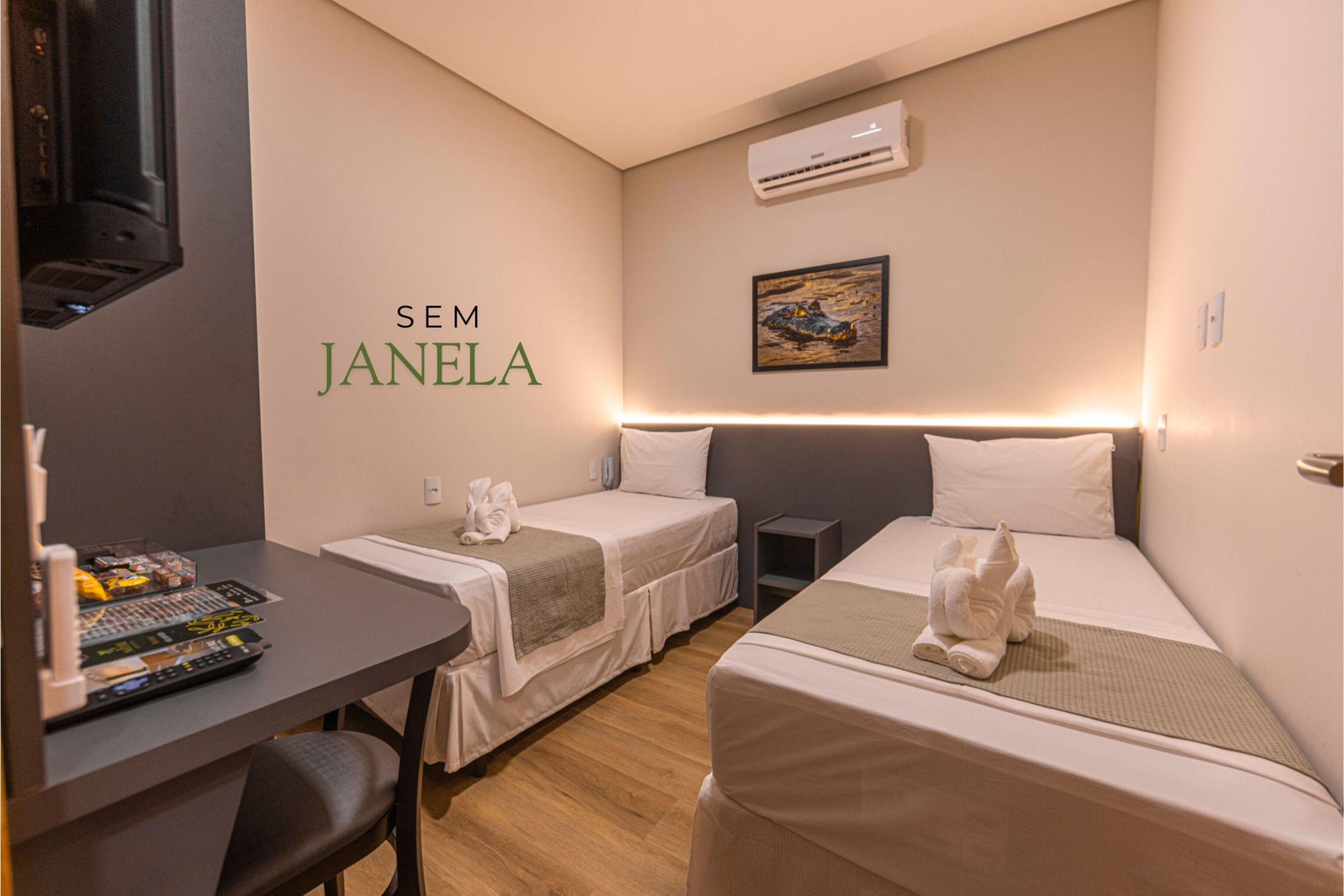 Chambre Standard avec lits jumeaux | Wi-Fi gratuit, draps fournis