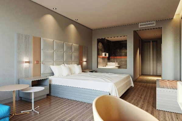 Club Suite, 1 King Bed, City View
