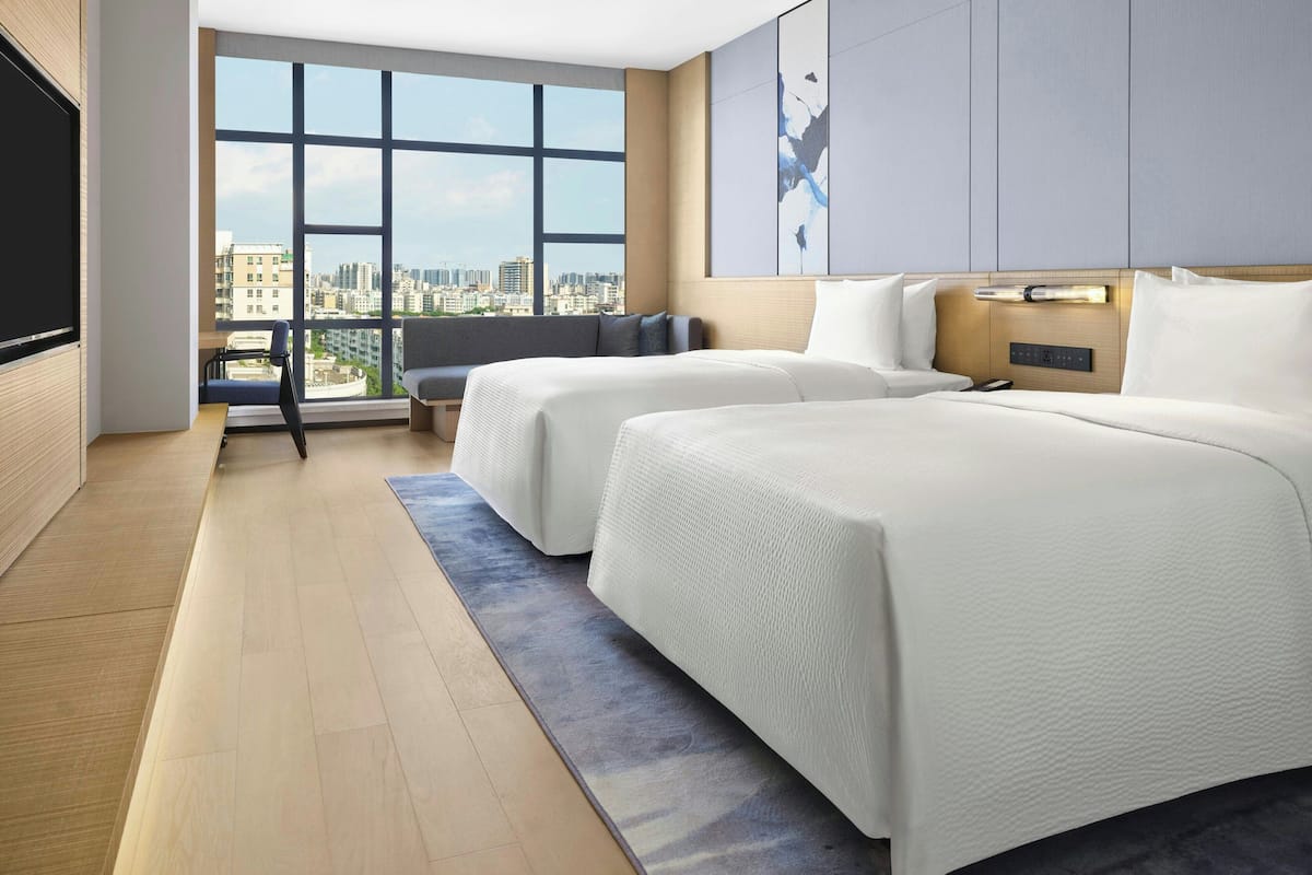 Chambre « Premier », 2 lits doubles, vue ville