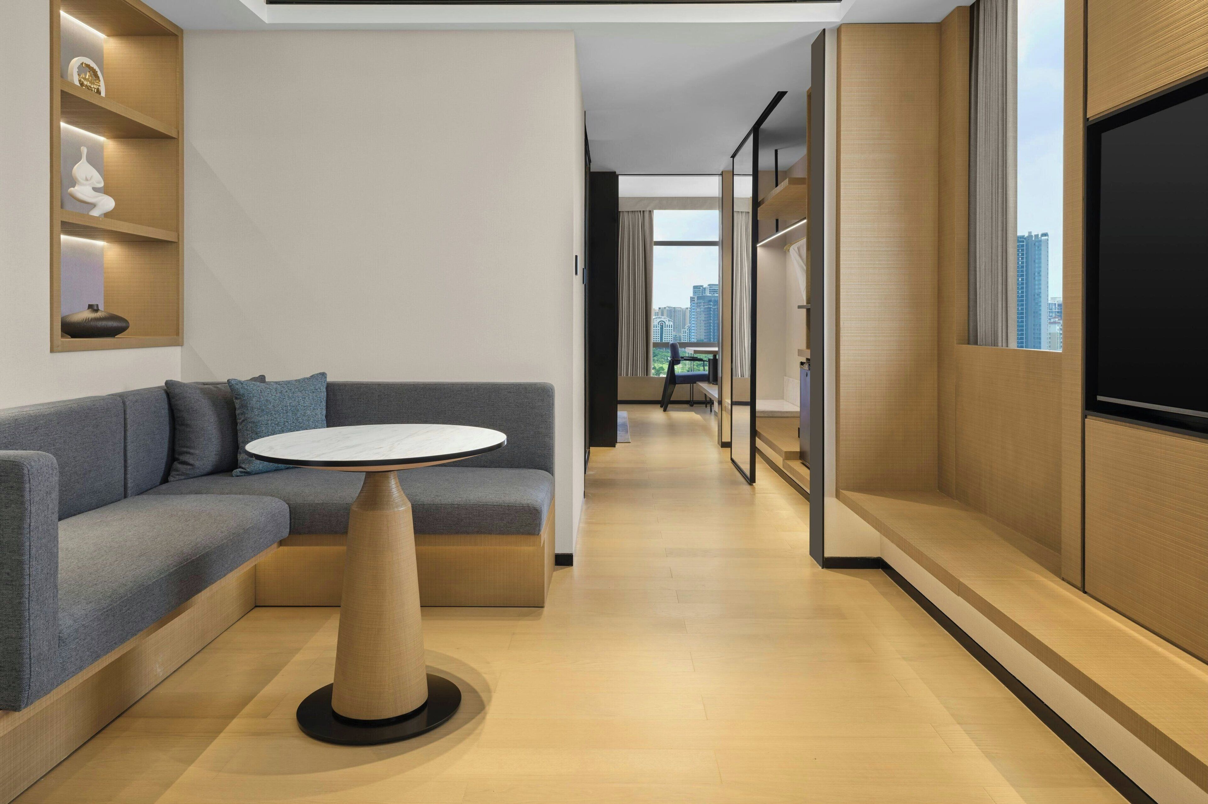 Standard Suite, 1 Bedroom, City View | Down duvets, pillow-top beds, free minibar, in-room safe