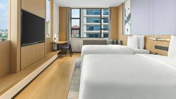 Standard Room, 2 Double Beds, City View