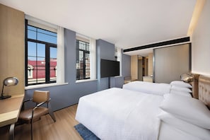 Superior Room, 2 Double Beds, City View | Premium bedding, free minibar, in-room safe, individually decorated