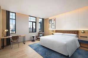 Premium bedding, free minibar, in-room safe, individually decorated