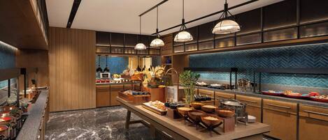 Gratis frukostbuffé varje dag