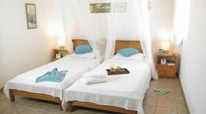 2 chambres, accès Internet, draps fournis