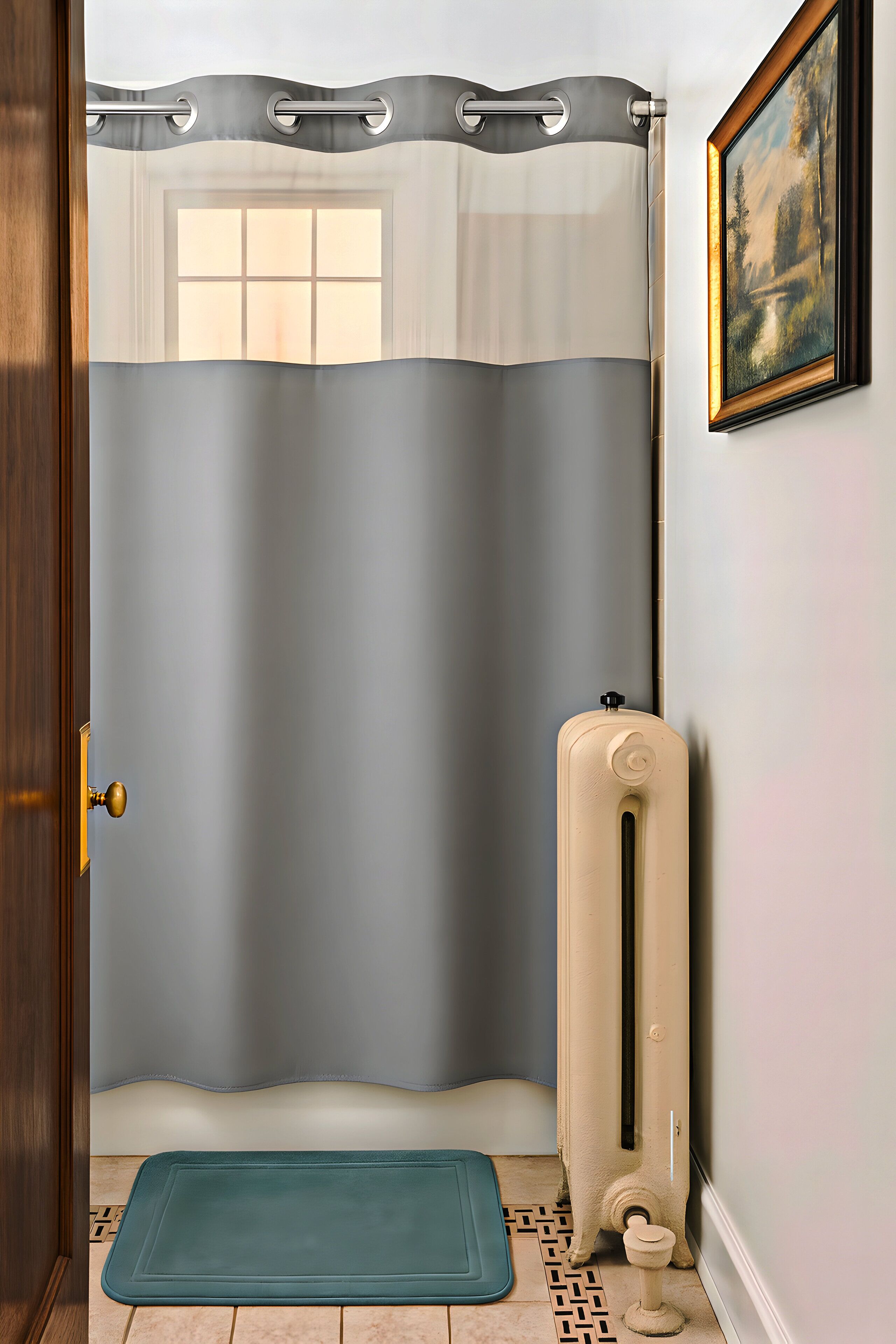 舒適公寓, 1 張特大雙人床 | 浴室 | 花灑/浴缸組合、免費梳洗用品、風筒、提供毛巾