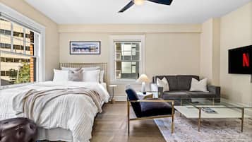 1 bedroom, iron/ironing board, free WiFi, bed sheets