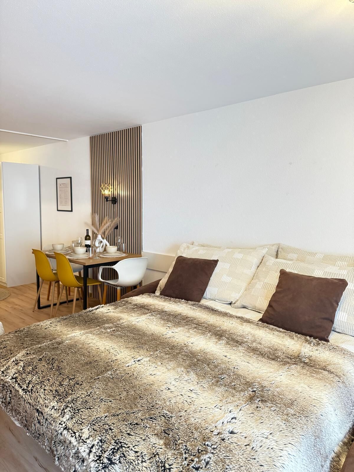 1 Schlafzimmer, Bügeleisen/Bügelbrett, Internetzugang, Bettwäsche