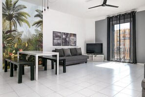 Living area - Saragozza Apartments (Bologna)