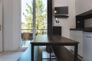 Apartment, City View | Living area | TV