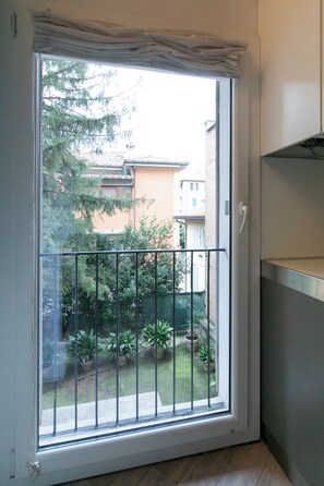 Apartament, balcó, vistes a la ciutat | Sala d'estar