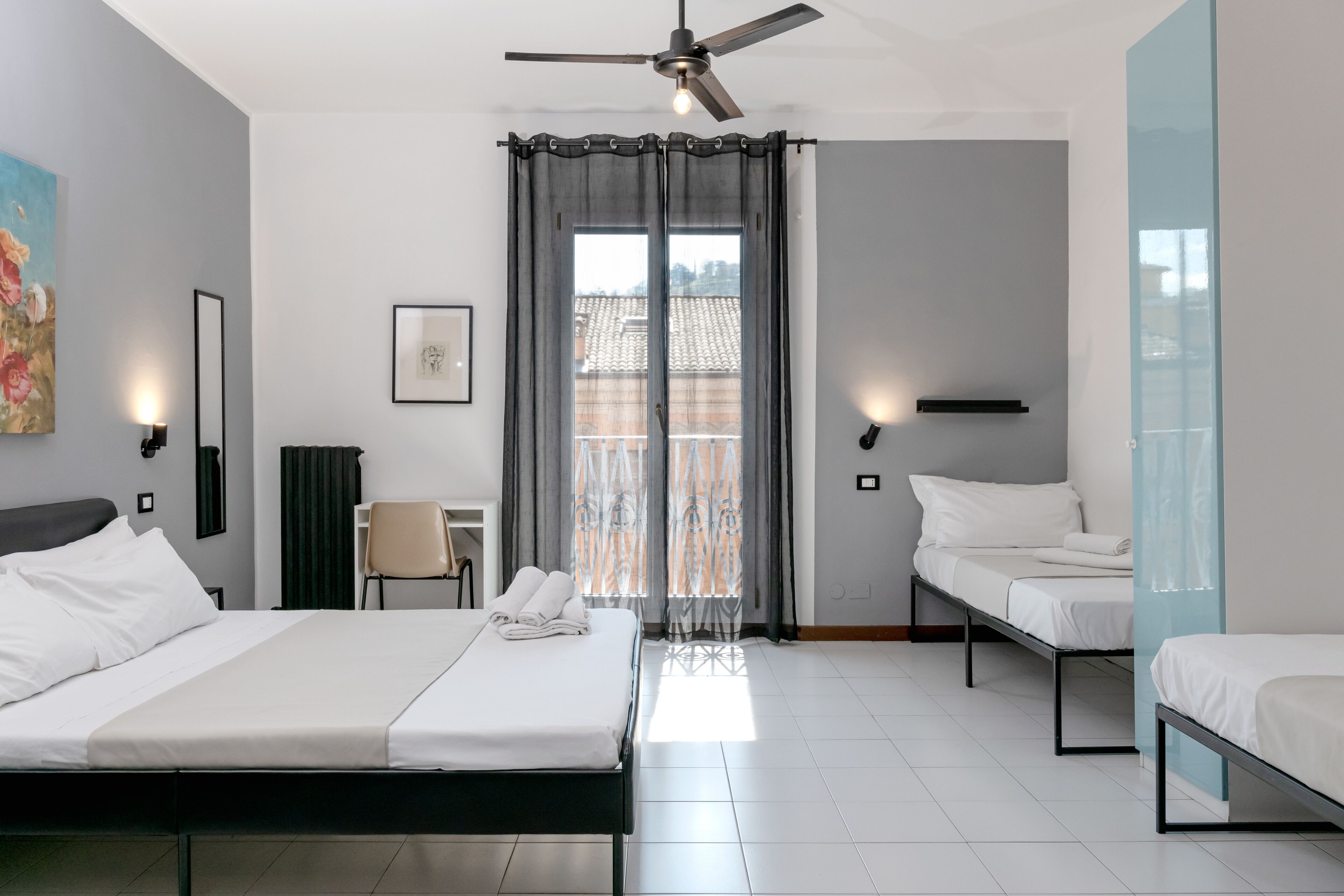 公寓, 城市景观 | 客房内保险箱、遮光窗帘、隔音、熨斗/熨衣板