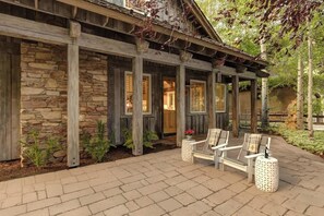 Terrace/patio - Abode at West Ketchum Farmhouse, downtown access (Ketchum)