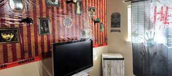 Haunted private bedroom just in time for Halloween!