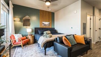 1 chambre, bureau, Wi-Fi, draps fournis
