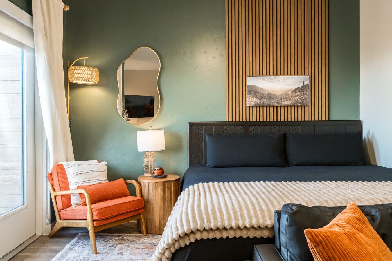 1 chambre, bureau, Wi-Fi, draps fournis