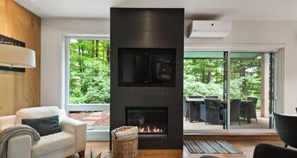 Luxury 3-bdrm condo in Bromont (P5) in quiet area with outdoor courtyard