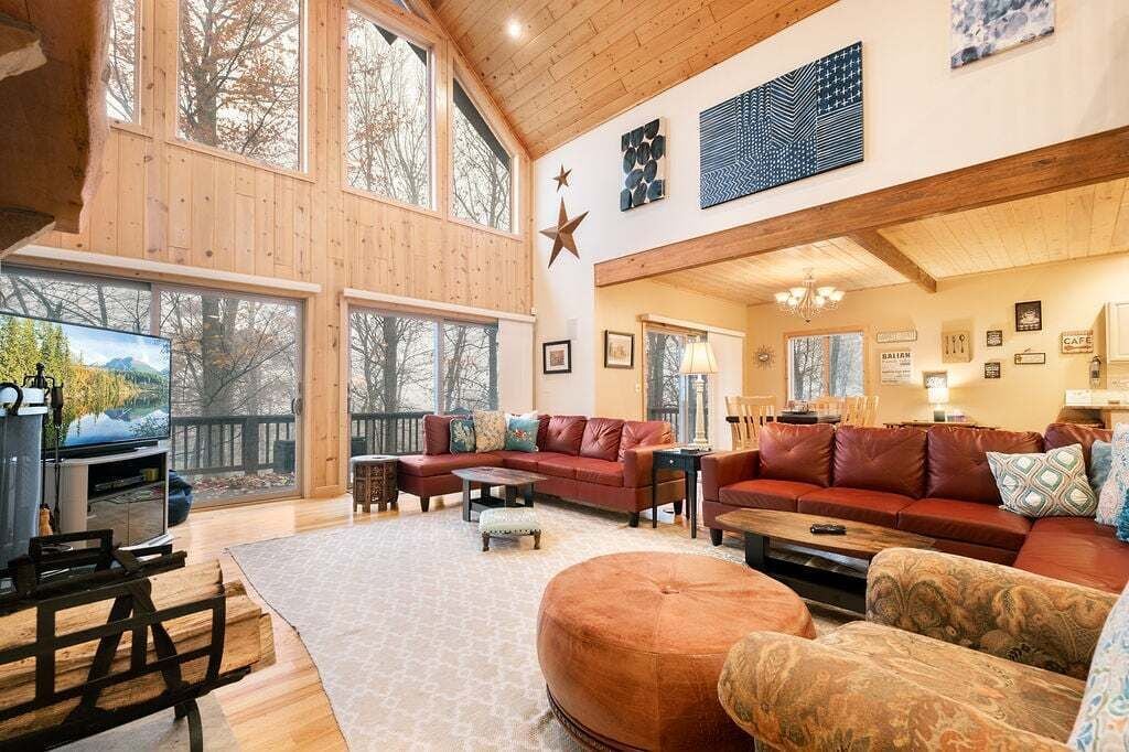 Smart TV, lareira, pebolim