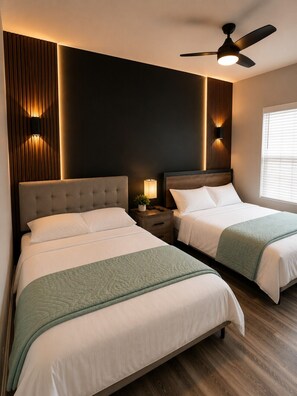 3 Schlafzimmer, Schreibtisch, Bügeleisen/Bügelbrett, Reisekinderbett
