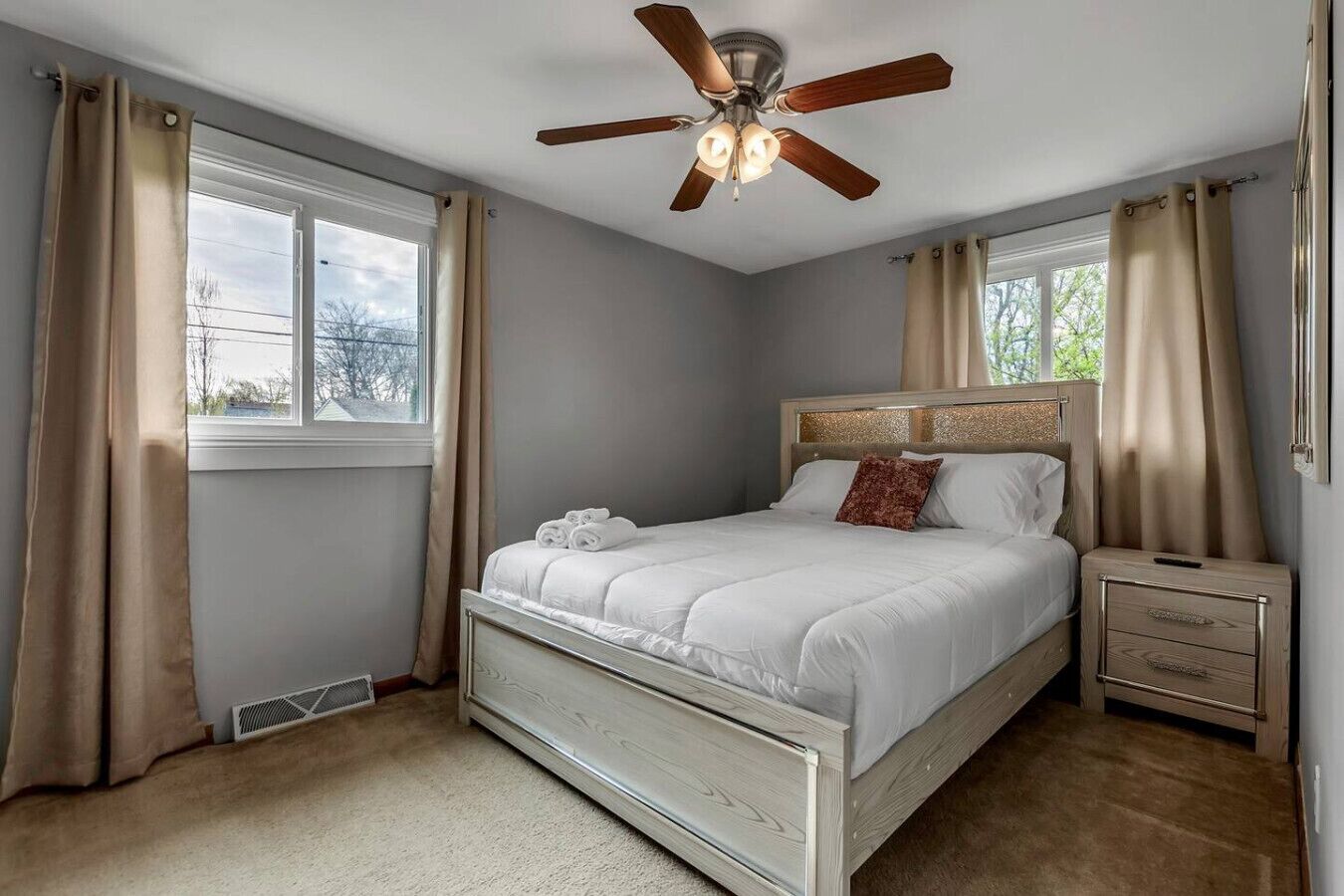 4 bedrooms, iron/ironing board, travel crib, WiFi