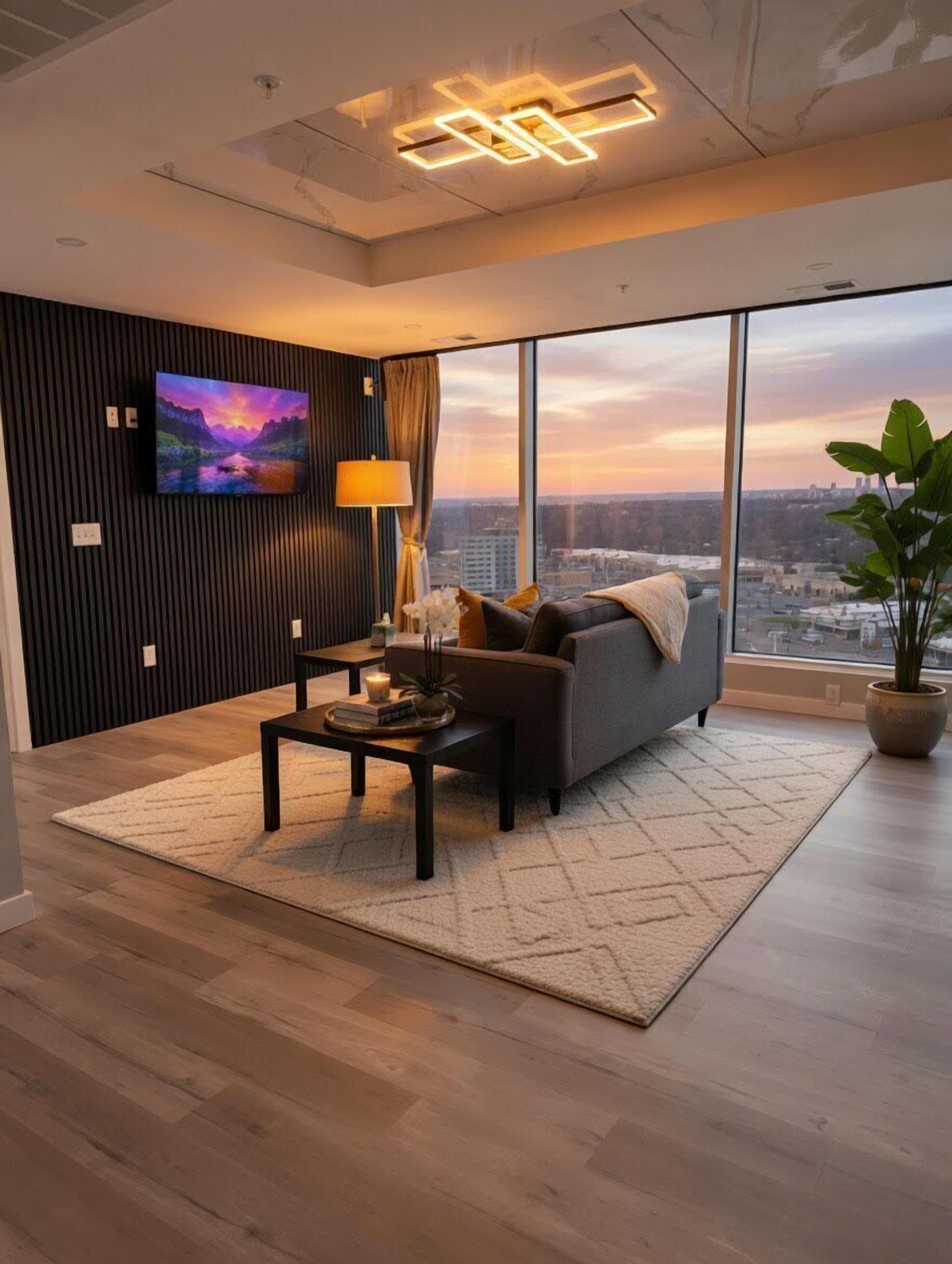 50-inch TV with digital channels, streaming services