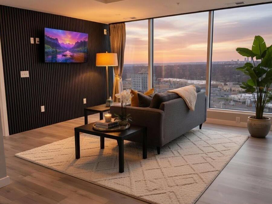 50-inch TV with digital channels, streaming services