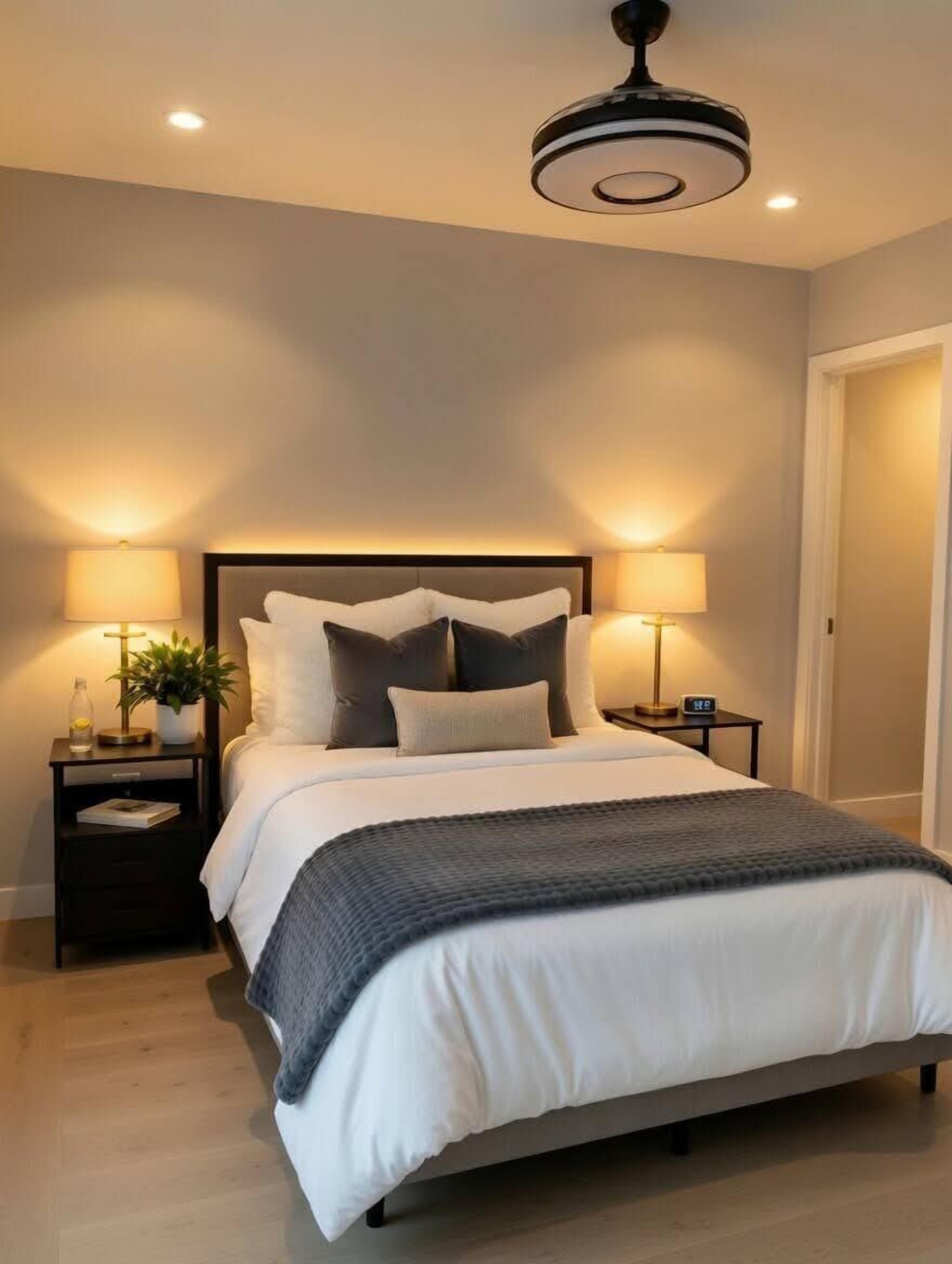 Strykejern/-brett, wi-fi (inkludert) og sengetøy