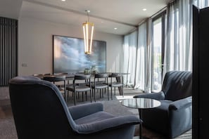 Apartment, 2 Schlafzimmer, Stadtblick | Lounge