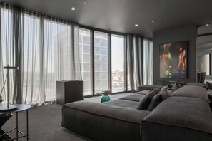 アパートメント 2 ベッドルーム シティビュー | リビングルーム