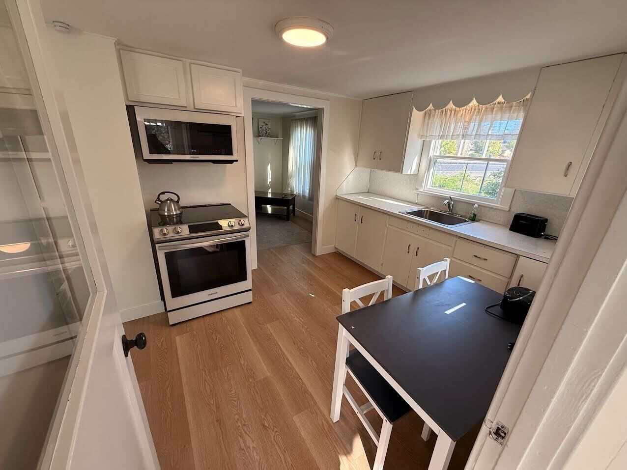 Microwave, oven, stovetop