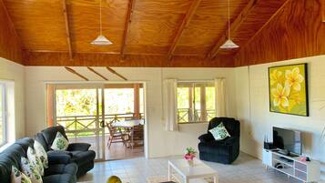 Casa Confort, 2 habitaciones, Aire acondicionado | Zona de estar