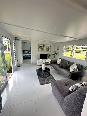 Classic Apartment, 1 Bedroom, Air conditioning | Living area