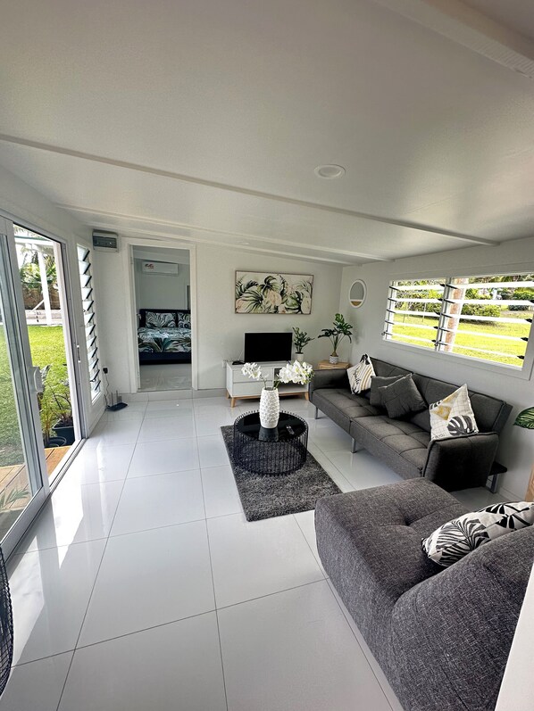 Classic Apartment, 1 Bedroom, Air conditioning | Living area