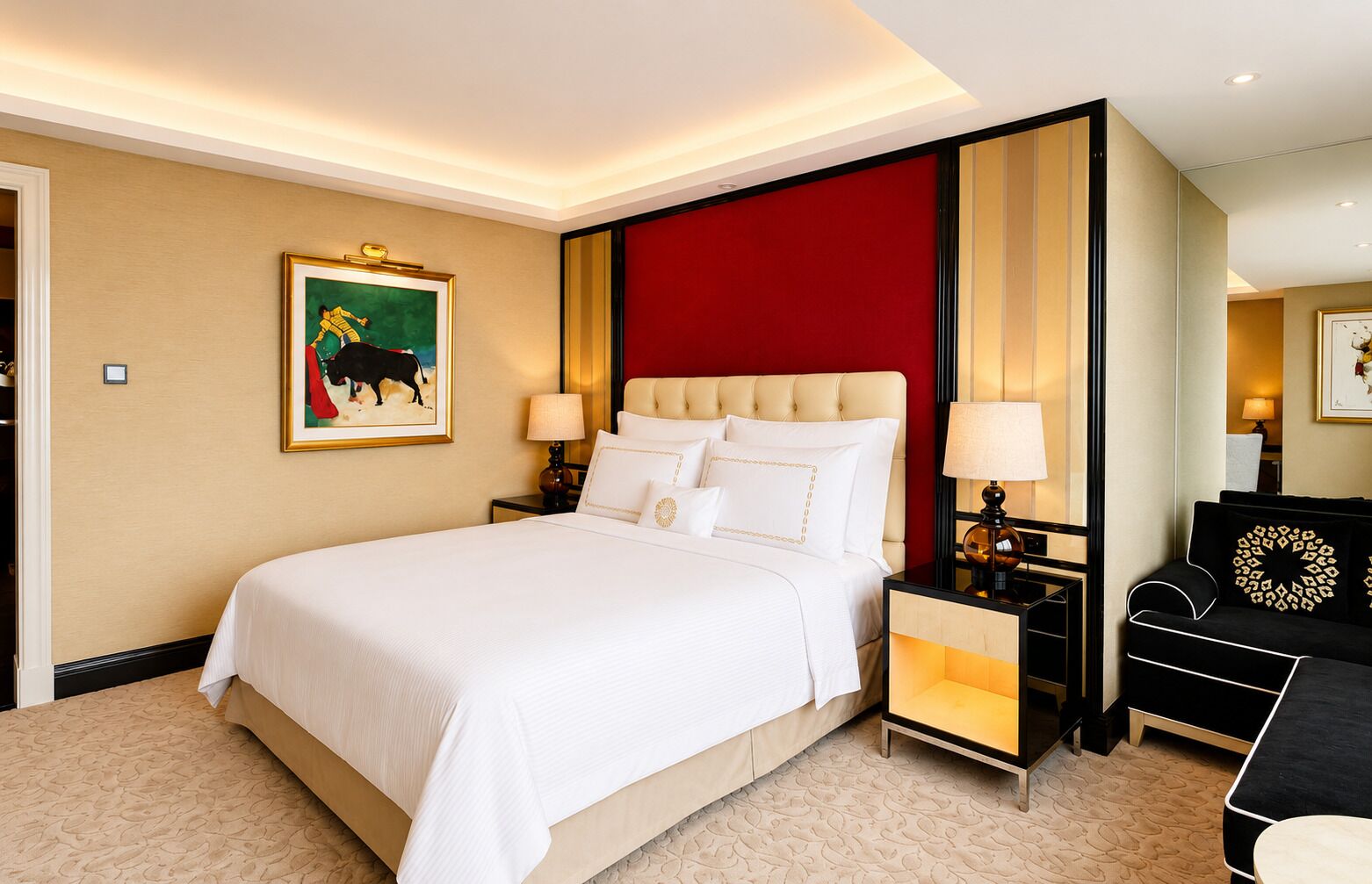 Ropa de cama de alta calidad y camas con pillow-top 