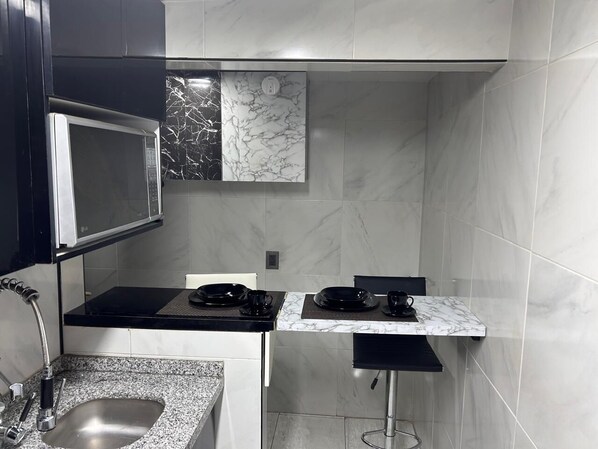 Microwave, oven, stovetop