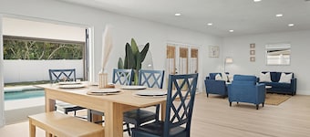 Relaxing Coastal POOL House - 10 min 2 Beach