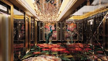 Interior entrance