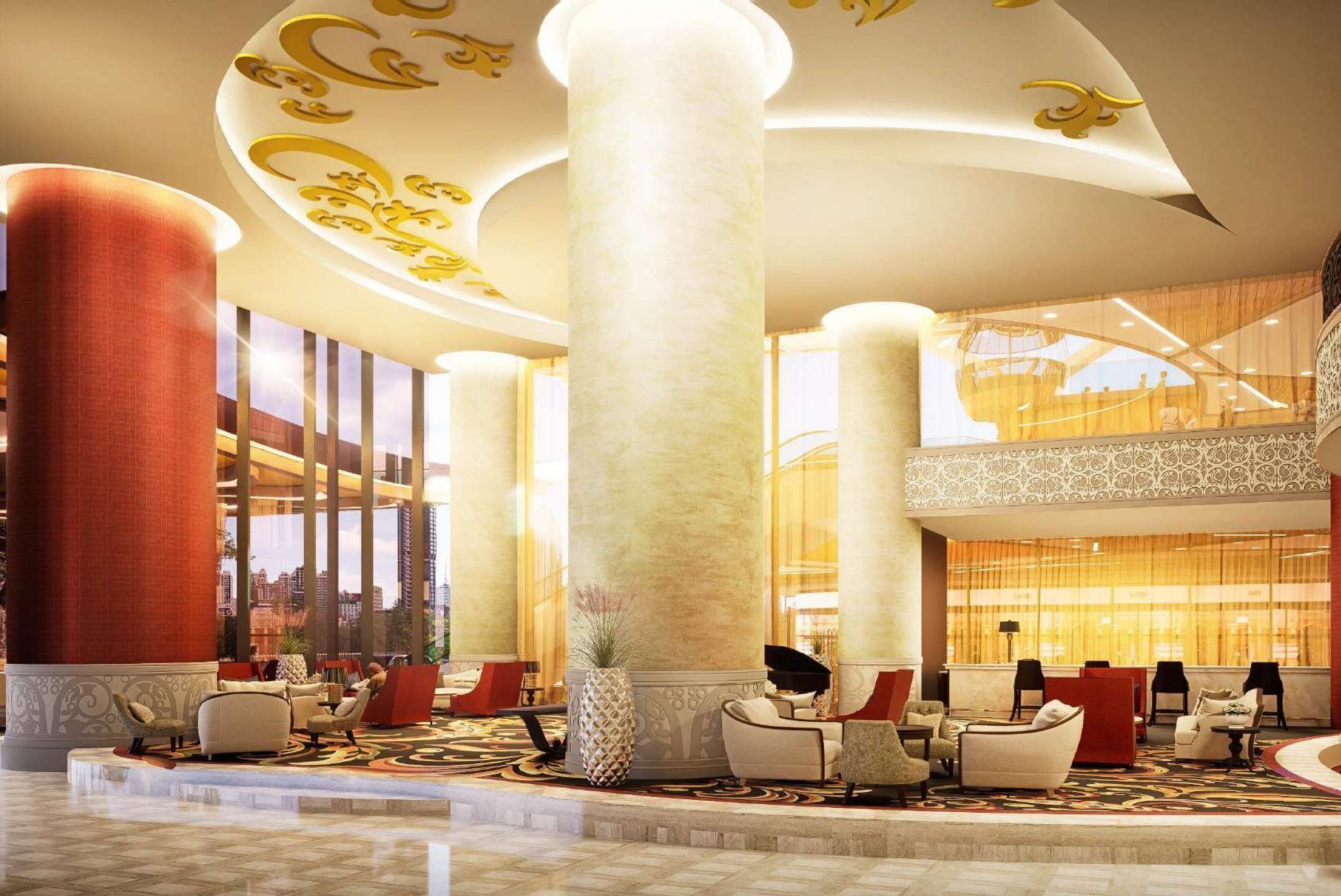 Kawasan tempat duduk lobi