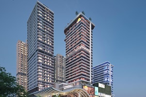 Front of property - evening/night