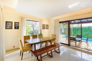 Royal Villa, Pool View | Living area - Tropicana Resort & Spa Alibaug (Alibag)