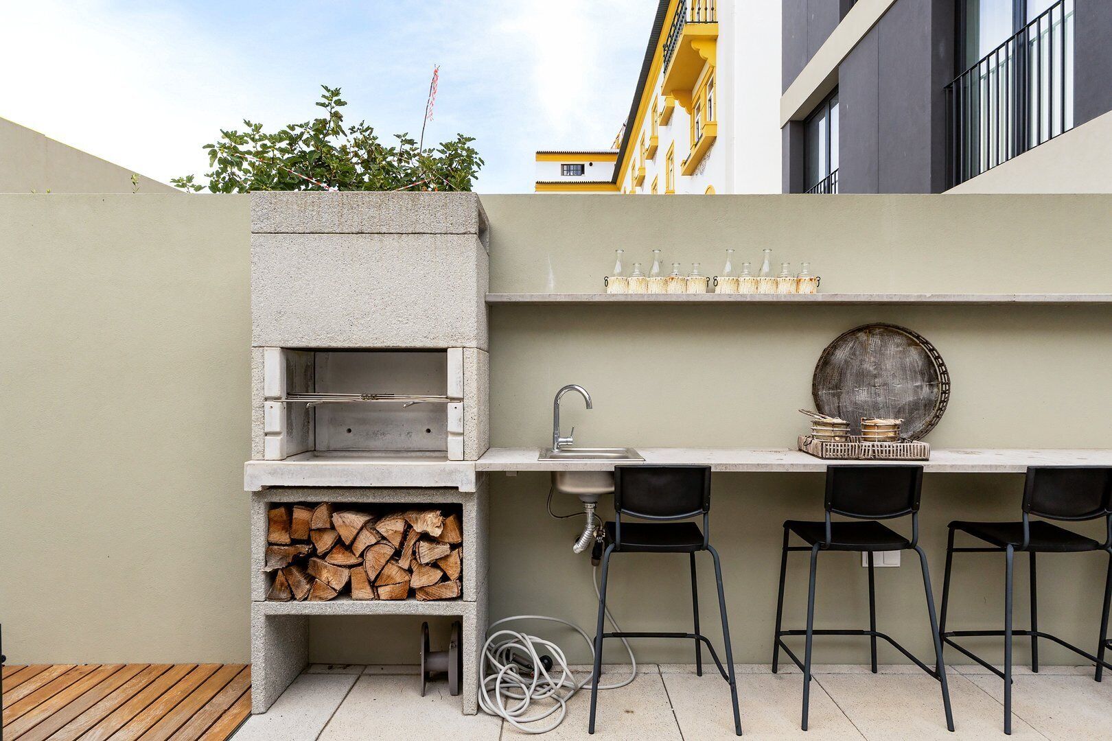 Enceinte de l’hébergement