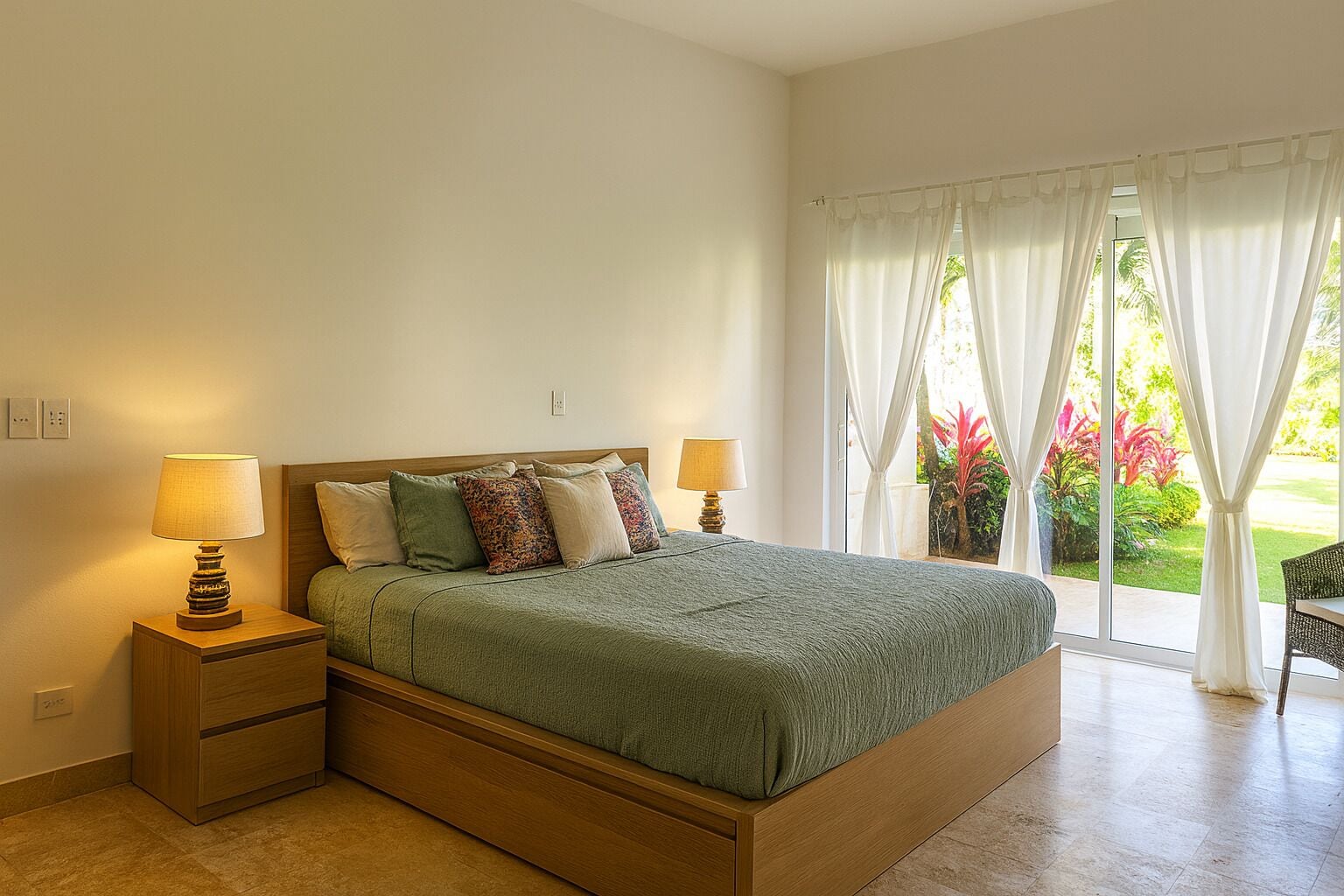 3 bedrooms, iron/ironing board, internet, bed sheets