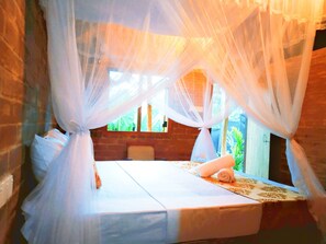 Basic Double Room, Garden View | In-room safe, desk, laptop workspace, iron/ironing board