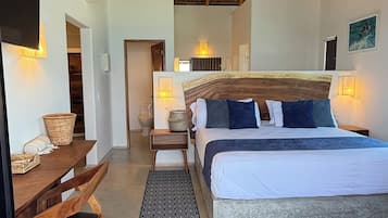 Habitación doble superior, lanai, vista al mar | Ropa de cama hipoalergénica, edredón y camas Tempur-Pedic