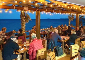 Dinner served - Azul Beach Kite Resort (El Sargento)