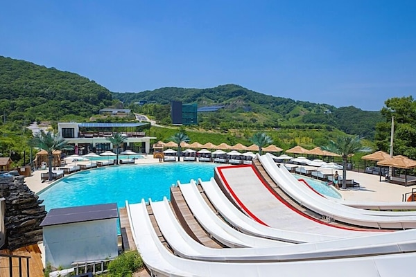 Seasonal outdoor pool