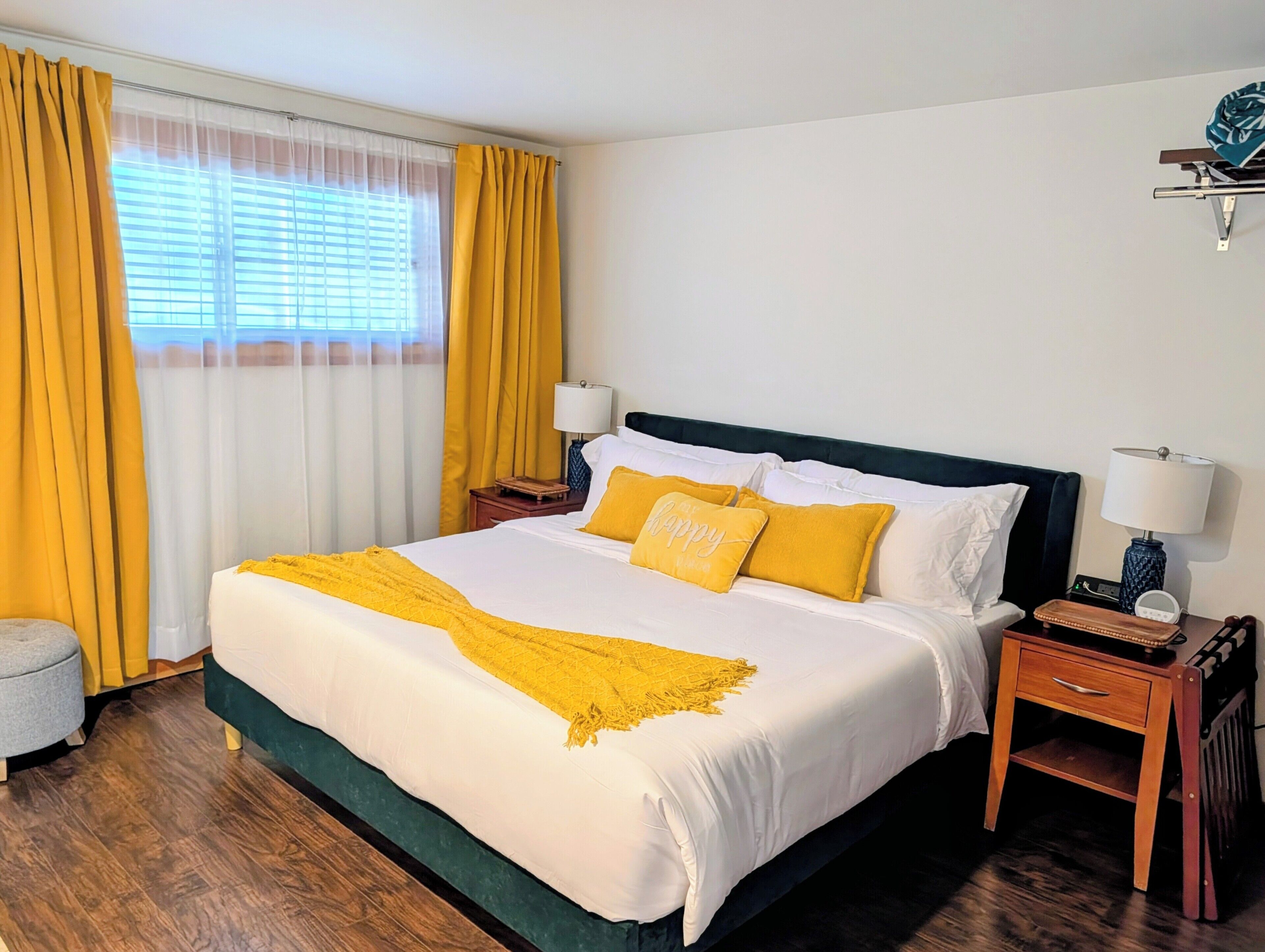 1 bedroom, iron/ironing board, travel crib, WiFi (free)